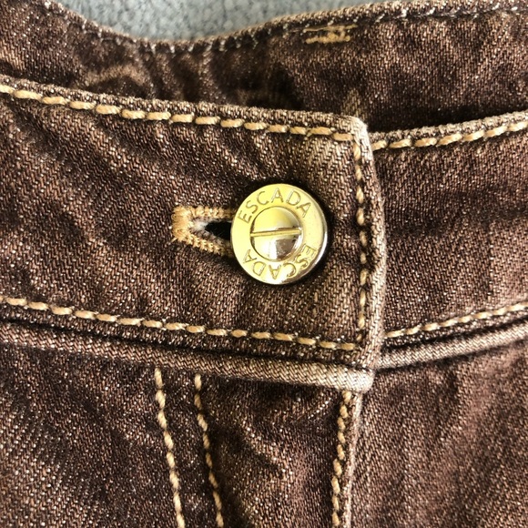 Escada cropped ankle jeans size 34-US 2 - Picture 3 of 12